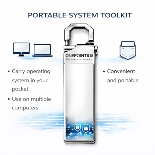 Image of Bootable USB Pendrive for OS Installation | Windows 11 Compatible | System Repair & Recovery Flash Drive for Laptop & Desktop
