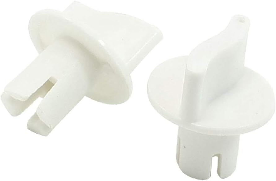 X-DREE 2 Pcs White Plastic Electric Fan Speed Control Turning Knob(Manopola per il controllo della velocità del ventilatore elettrico in plastica bianca da 2 pezzi