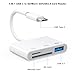 USB C SD Card Reader for iPhone 17 16 15 Pro Max iPad MacBook, 3-in-1 Type C Memory Trail Camera Card Adapter with Dual Slots & USB Port for Mac MacBook Pro/Air/Mini Android Laptop More USB C Devices