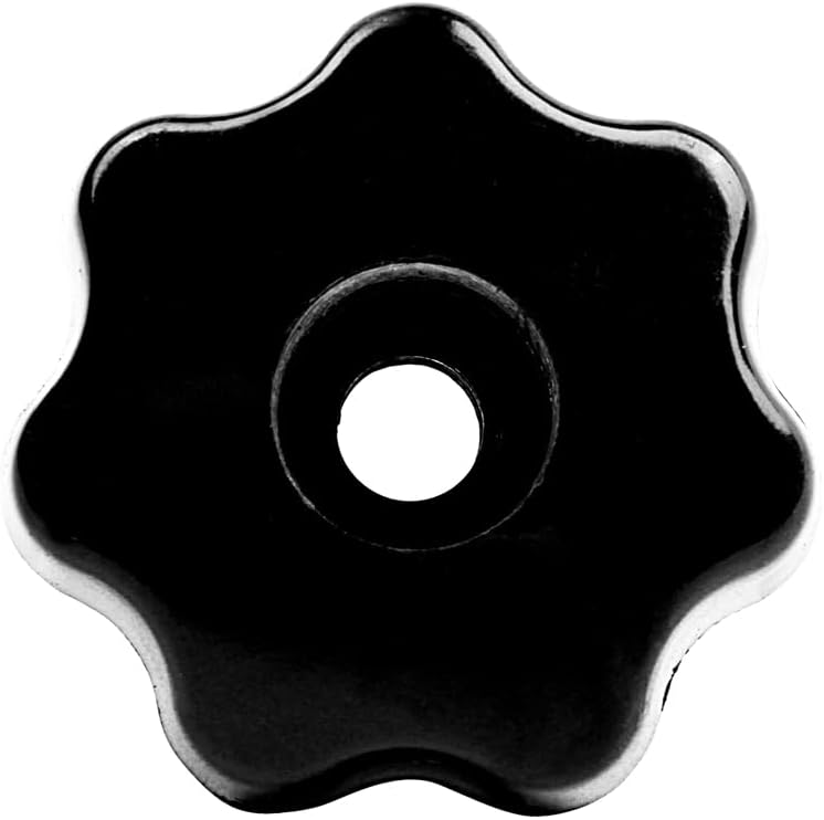 5 Pcs Black Star Grip Knobs, Female Thread Diameter 8Mm & 10 Pcs Gold + Black 32Mm Dia M6 Thread Screw - (Color: Red)