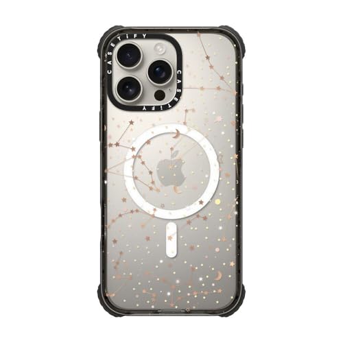 Coque fine iPhone 16 Pro Max CASETiFY rigide transparente motif espace haute protection