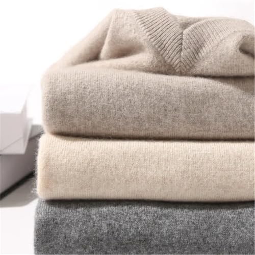 100% Soft Cashmere Sleeveless Cashmere Vest Men Work Sweater Solid Color Knitted Waistcoat4