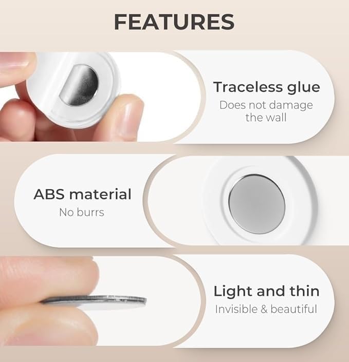 Image of Bluetooth Selfie Remote, Rechargeable Scrolling Remotes for Smartphones & Tablets, iOS & Android Compatible (Magnetic Remote Holder-6Pcs)