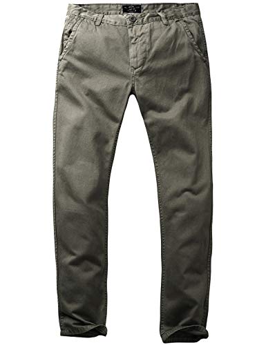 Image of Match Mens Regular-Fit Casual Flat Front Chino Pants
