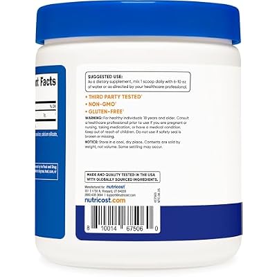 Nutricost L-Citrulline Malate 2: 1 (300 جرام) (Blue Raspberry)