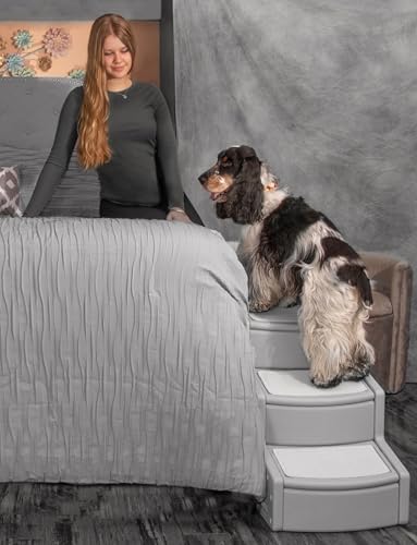 Pet Gear Easy Step IV Pet Stairs, 4 Step for Cats/Dogs, Removable...