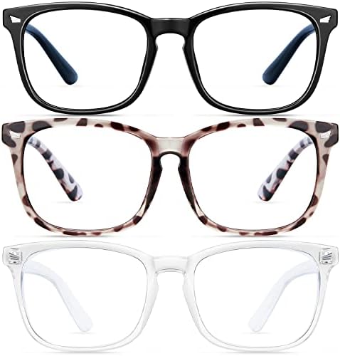 ZZD Blue Light Blocking Glasses for women/men 3Pack Computer Reading/Gaming/TV/Phones Glasses Anti Eyestrain Non Prescription