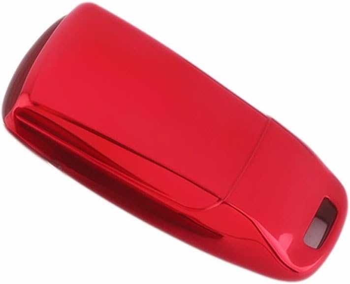 BROVACS Soft TPU Case Shell Cover Protector Holder Compatible with AUDI A4 A5 A4L S4 S5 Q5L Q7 TT Smart Remote Key Fob 3 4 Button SV9851 Red - Image 4