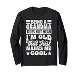 Photo Gallery being a grandma does not mean i m old - funny grandmother maglia a manica Photo Gallery being a grandma does not mean i m old - funny grandmother maglia a manica