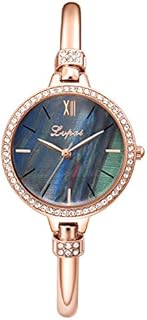 NJGRAE Women Quartz Wrist Watches Lady Girls Dress Stainless Women Fashion Steel Wrist Jewelry Casual Watch Crystal Clock Women's Watch (Gold, One Size)