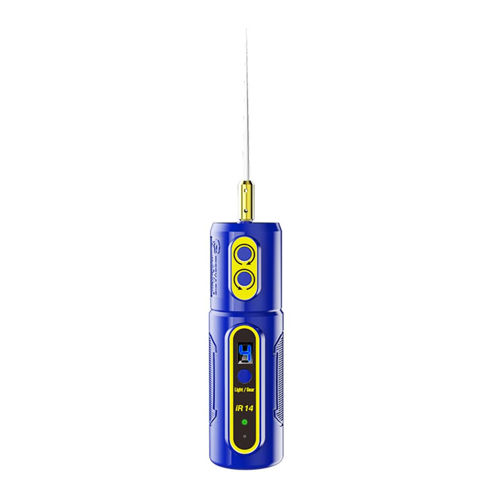 IR14 Écran de téléphone portable, extracteur de colle OCA, meuleuse électrique, prend en charge la marche et , 4 vitesses, réglable, bleu