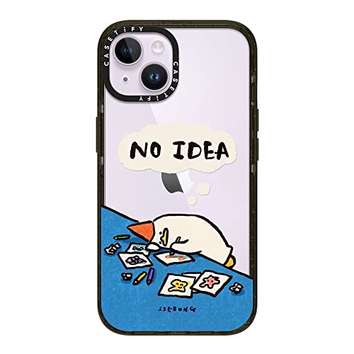 CASETiFY CpNg iPhone 14 P[X [MILKi (4x MIL-STD-810G)/2.5m̗NA] - No idea by SSEBONG - ObV[ ubN