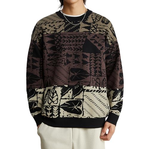 Pull vintage pour hommes parfait pour un look streetwear Harajuku en ville
