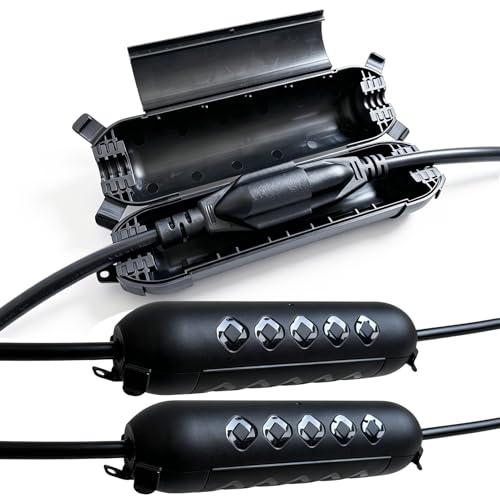 Housses compactes pour rallonges de câble électriques extérieures IP44