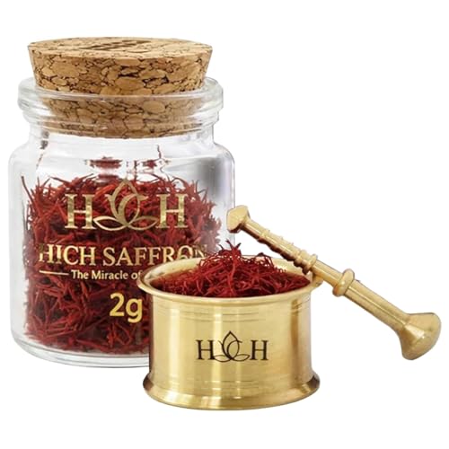 HICH SAFFRON Super Negin Saffron Threads, Premium Grade A+ Saffron,