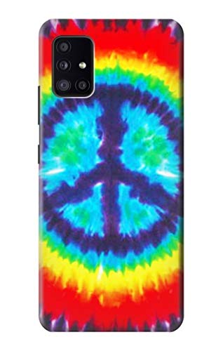 Coque Samsung Galaxy A41 Tie Dye Peace housse de protection multicolore