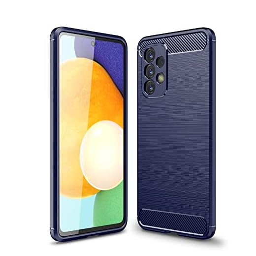 Capa para Samsung Galaxy A73 5G 6.7" (com 2 protetores tela temperado HD), capa absorção choque borracha macia TPU flexível para Galaxy A73 5G -Azul