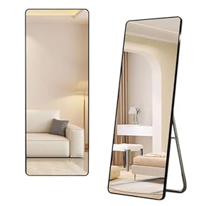 【新品】全身鏡 白 スタンドミラー 飛散防止 地震対策 HDフィルム スタンド付 スタンドミラー 姿見 全身鏡 鏡 全身 姿見鏡 すがたみ ミラー