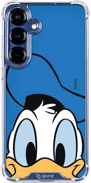 Skinit Clear Phone Case Compatible with Galaxy S25 - Officially Licensed Disney Friends Pluto Up Close Design