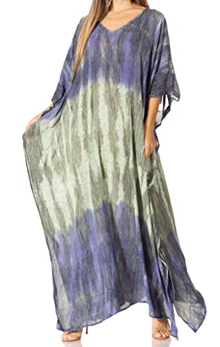Robe d'été caftan Sakkas Tacy idéale pour la plage et la maison