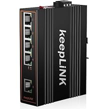 مفتاح جيجابت صناعي بخمسة منافذ غير مُدار، مفتاح إيثرنت Din-Rail، نطاق درجة حرارة التشغيل IP40 -30 75 درجة مئوية -22 167 درجة فهرنهايت