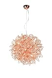 Sompex 87478 C, Pendelleuchte Mystic 60 Kupfer, Aluminium, 25 watts, G9, 63 x 63 x 150 cm