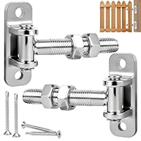 Niuny Scharniere Schwerlast 2Stk Türscharniere M16 Edelstahl Torscharnier Torband Verstellbar Schwerlastscharnier Torangel Regulierbar Gartentor Scharnier Türband für Gartentür Hoftor Zauntor