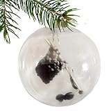 Crea atmosfera per le festività: aggiungendo una festa a te, l'arredamento della palla di Natale è progettato con decorazioni a maglia integrate in palline di Natale, rendendo la tua casa o l'albero di Natale più luminoso e più bello.