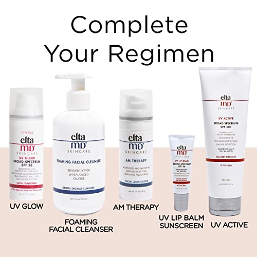 Eltamd Uv Glow Spf 36 Tinted Sunscreen Moisturizer Face Lotion, Brightens And Hydrates For Glowy Skin, Broad Spectrum Mineral Face Sunscreen With Zinc Oxide, Non Greasy, Oil Free, 1.7 Oz Pump #TOP6