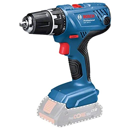 Bosch Professional 18V System Akku Bohrschrauber GSR 18V-21 (max. Drehmoment: 55 Nm, ohne Akku/ Ladegerät)