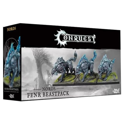 Nords : Fenr Beastpack Wargs kit de figurines sculptées haute précision