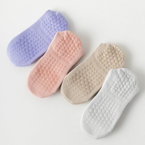 Image of Women Grips Non Slip Yoga Socks Pilates Pure Barre Ballet Dance Anti Slip Socks