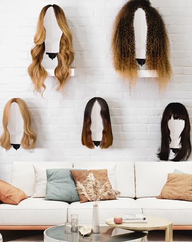 Support de tête de mannequin pour perruques suspendu et polyvalent