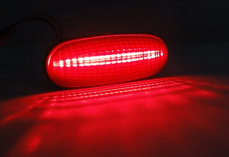 Lente roja LED trasera de alto nivel central tercer freno luz para 2001-2014 Vivaro A Trafic II Primastar X83