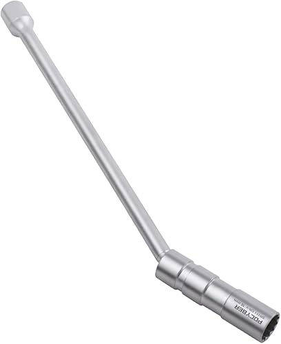 Miniatura 9 de Enchufe de bujía giratorio de 0.551 in 38 "Drive mejorado magnético 12 puntos 916" enchufe de pared delgada herramienta de extracción de bujías Cr-v