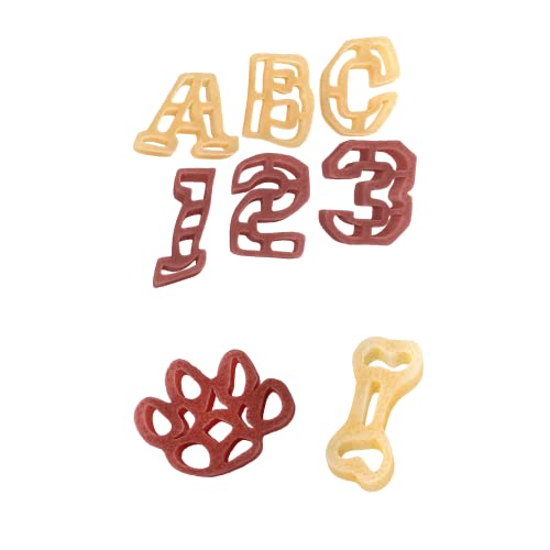 4 Pack: 2 Abc123 Pasta & 2 Dog Lovers Pasta #TOP1