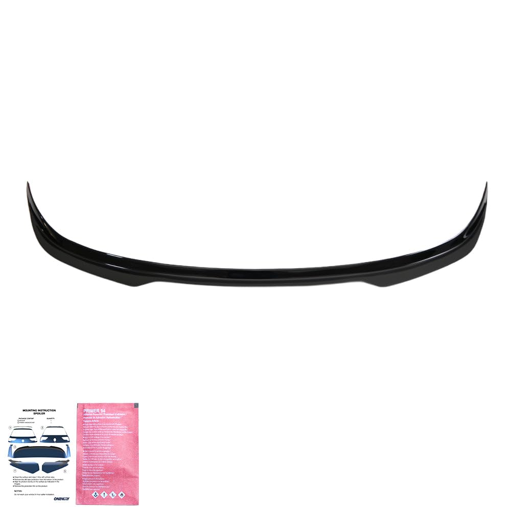 Alerón de Techo Oneway (Tapa) Compatible con BMW Serie 1 F40 (estándar) 2019-2024 - Negro Brillante