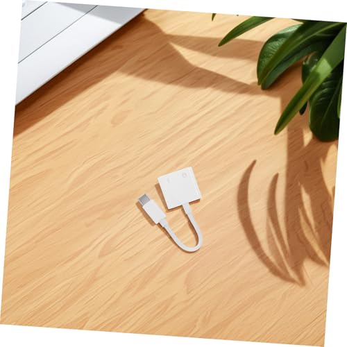 Adaptador Type C Jack LOORGVEL divisor resistente para auriculares y carga simultánea 5