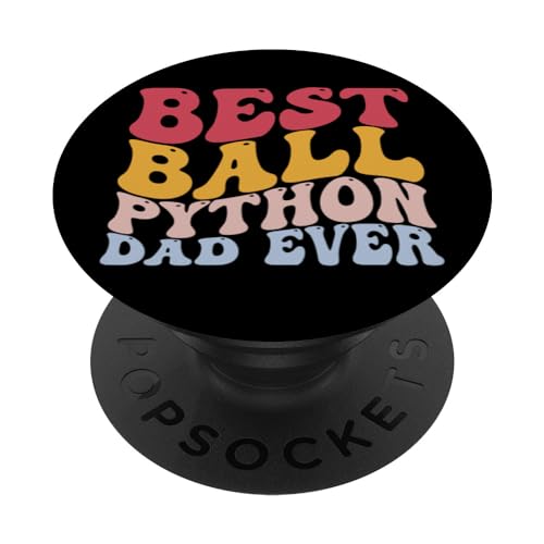 El mejor papá de Ball Python de la historia: Snake Dad PopSockets PopGrip Intercambiable