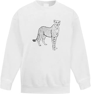 'Cheetah' Kid's Sweatshirt/Jumper (14-15 Years) (KW00056298)