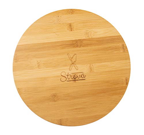 Chip And Dip Serving Bowl – Wooden Appetizer Platter Set With Dip Cup For Salsa, Guacamole, Nacho, Vegetables, Taco Chip, Snacks And More – 12 Inch Diameter #TOP6