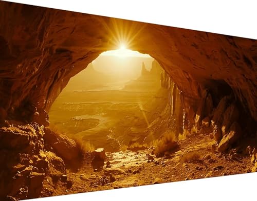 Broderie Diamant Kit Complet paysage de montagne 5D Diamond Painting Adulte 60x120