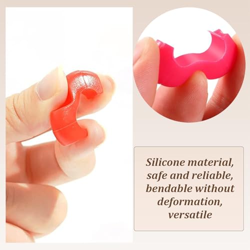 Miniatura 3 de 24pcs Marcadores De Copas De Silicona, Marcador Botellas Para Bebidas, Vino Identificador De Vasos Reutilizables, Marcadores De Silicona Para Bebidas De Cristal De Vino Para Decoración De Fiestas.