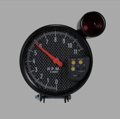 Image of AUTO MT Tiger RPM Meter, Speedometer Tacho Gauge (Carbon Fibre)