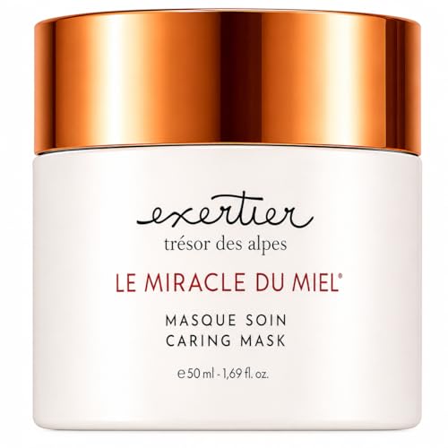 Maschera Viso Notte Idratante e Riparatrice con Acido Ialuronico, Miele delle Alpi e Olio di Rosa Mosqueta Bio – Sleeping Mask per Pelle Secca e Sensibile – Trattamento Nutriente e Illuminante – 50 ml