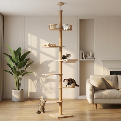 Erinnyees 6-Tier Floor to Ceiling Cat Tree