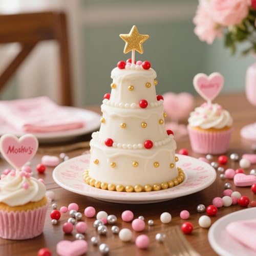 Image of Gold Pearl Sprinkles,130g,Edible Candy Pearls for Baking Sprinkle Mix Size,Edible Sugar Cake Decorations,Cupcake Toppers,Cookie Donuts Ice Cream Decorating,Wedding Birthday Party