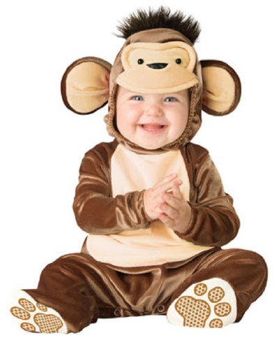 InCharacter Mischievous Monkey Infant/Toddler Costume, Large (18-2T)