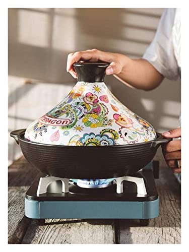High Tightness Casserole Pot Non Stick Ceramics Casserole For Different Cooking Styles Cooking Healthy Food 22.5.28 (Size : 2L) #TOP2