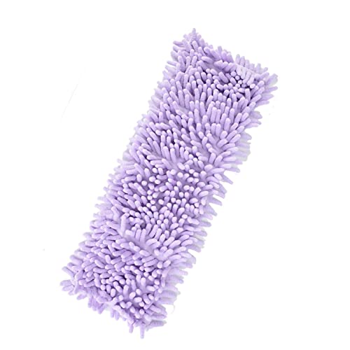 Recharges de serpillère en chenille violette pour balai à franges plates - 2
